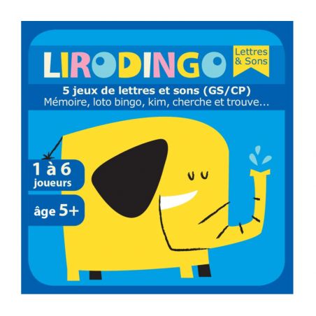 Lirodingo Gs De Maternelle Et Cp Jeu Apprentissage Lettres Et Sons