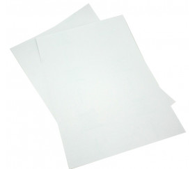 12 carrés autocollants blancs 70 mm étiquettes
