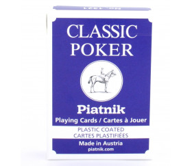 Jeu de 54 cartes à jouer classic poker piatnik