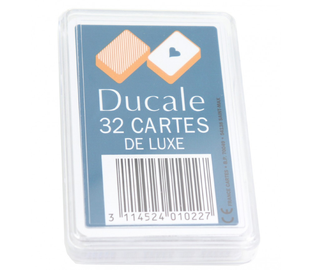 Jeu 32 cartes Ducale coffret plastique