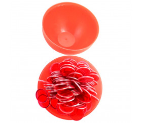 Boule loto rouge rangement avec pions magnétiques