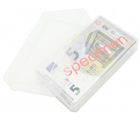 Boite plastique 10.3 x 5.8 x 1.8 mm transparente vide pour cartes à jouer