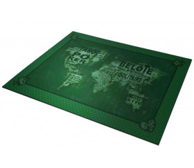 Tapis de cartes Cartes du monde 40 x 60 cm Vert