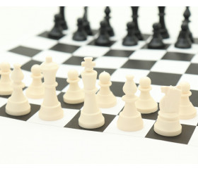 Mini Pièces d'échecs jeu en plastique