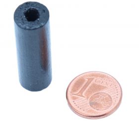 Cylindre noir 10x30 mm pion de jeu