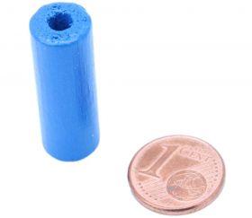 Cylindre bleu 10x30 mm pion de jeu