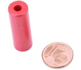Cylindre rouge 10x30 mm pion de jeu