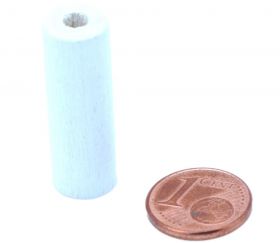 Cylindre blanc 10x30 mm pion de jeu