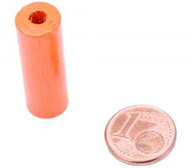 Cylindre orange 10x30 mm pion de jeu