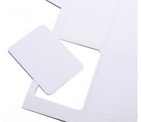 9 cartes à jouer blanches à imprimer 60 x 86 mm sur feuille prédécoupée