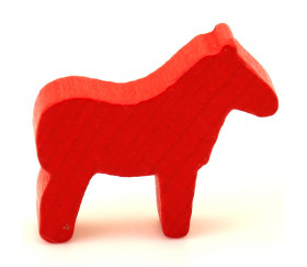 Pion cheval rouge