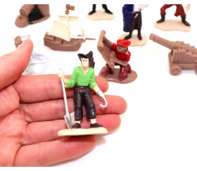 Pirate : 10 figurines de jeu pirate