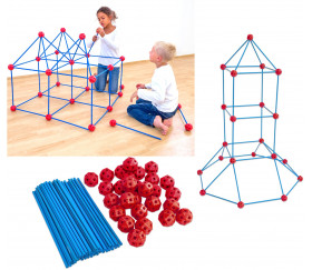 Construction géantes - jeu assemblage boules et de tiges à emboîter