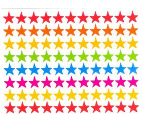 660 autocollants stickers étoiles