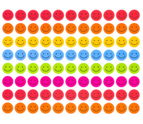 660 autocollants stickers Smileys