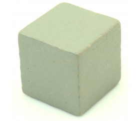 Cube en bois gris 1.6 cm. 16 x 16 x 16 mm