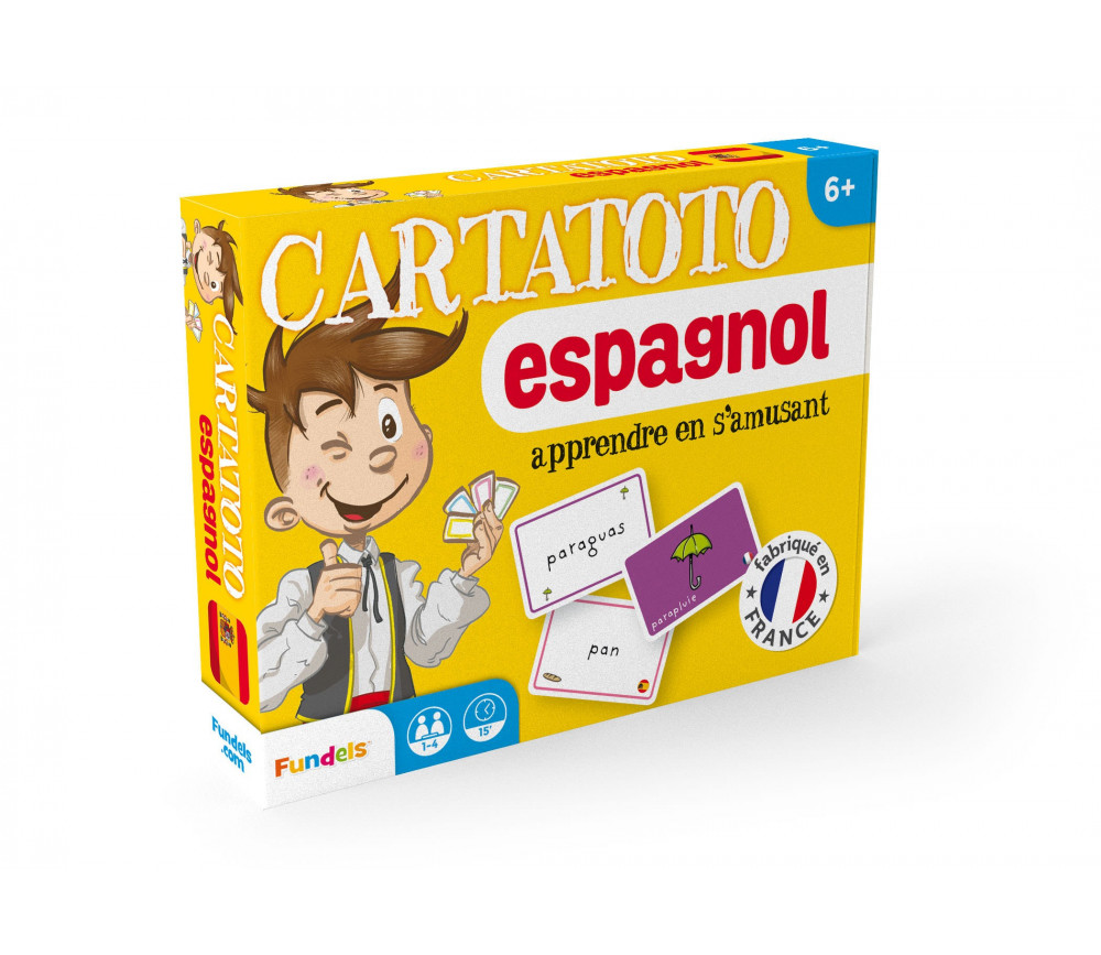 Jeu De Carte Cartatoto Espagnol apprendre en s'amusant 110 cartes 