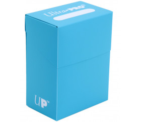 Deck box BLEU clair ultrapro- Boite cartes de jeux - plastique 9.5 x 7 x 4.5 cm