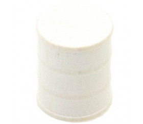 Jeton pion Tonneau blanc 15 x 17 mm baril pour jeu