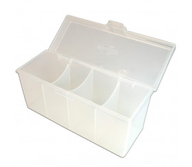 Deck box - Boite 4 compartiments  plastique 21.7 x 8.2 x 10 cm