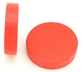Palet bois de 5 cm rouge 52 x 13 mm à l'unité