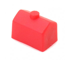 Pion maison rouge plastique