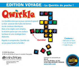Qwirkle - jeu formes et couleurs édition voyage