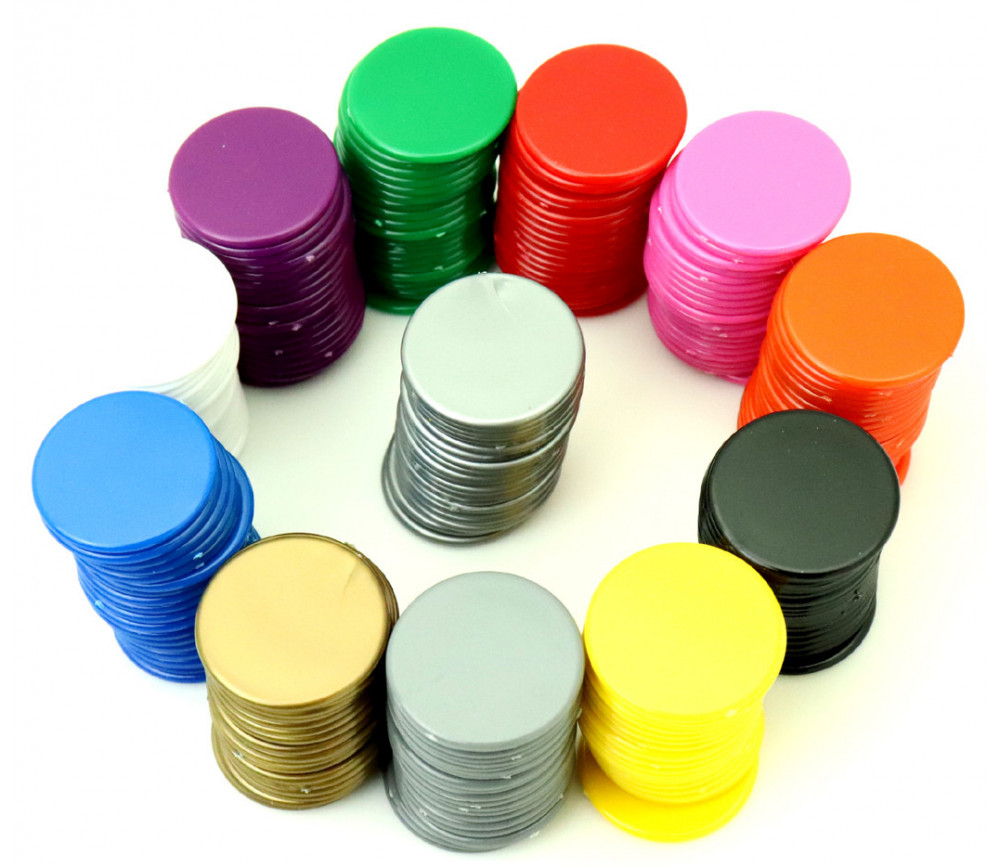 10 jetons 25 mm de diamètre plat en plastique pour jeu achat en ligne