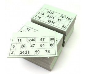 125 Cartons loto carton rigides format standard