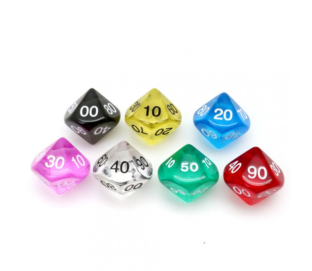 De A Jouer 10 Faces Dizaine 00 A 90 Pour Jeu De Role Jeu De Figurines Jeux De Societe