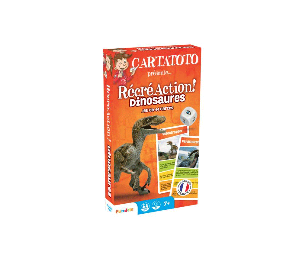 Cartatoto Les Dinosaures récréaction - jeu