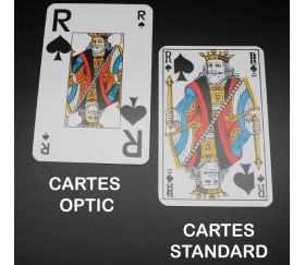 2 Jeux de 54 cartes bridge optic très lisibles