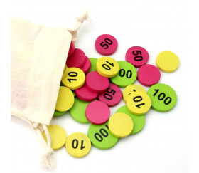 500pcs Bingo jetons Poker Chip jeu de plateau puces Jouets Pour Enfants Cadeau #1 