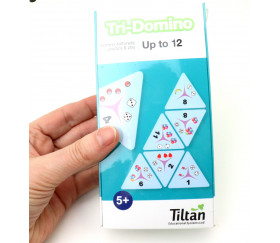 Tri-dominos de 1 à 12 - chiffres, points et objets