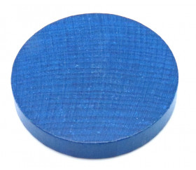 Palet géant bleu de 10 cm en bois 97 x 15 mm