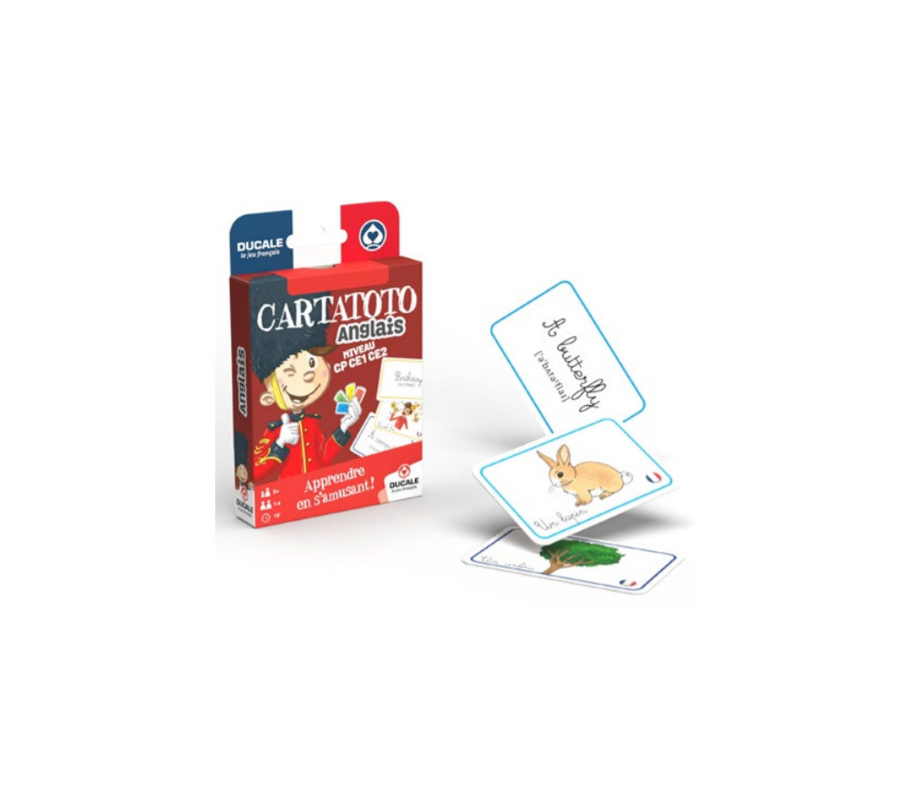 Cartatoto Anglais apprendre en s'amusant 110 cartes