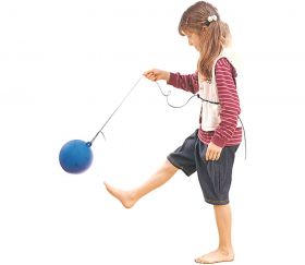 Ballon entraînement avec attache à la taille 20 cm