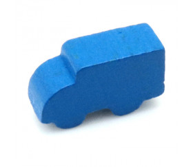 Pion camion bleu pour jeu 21 x 12 x 8 mm à l'unité