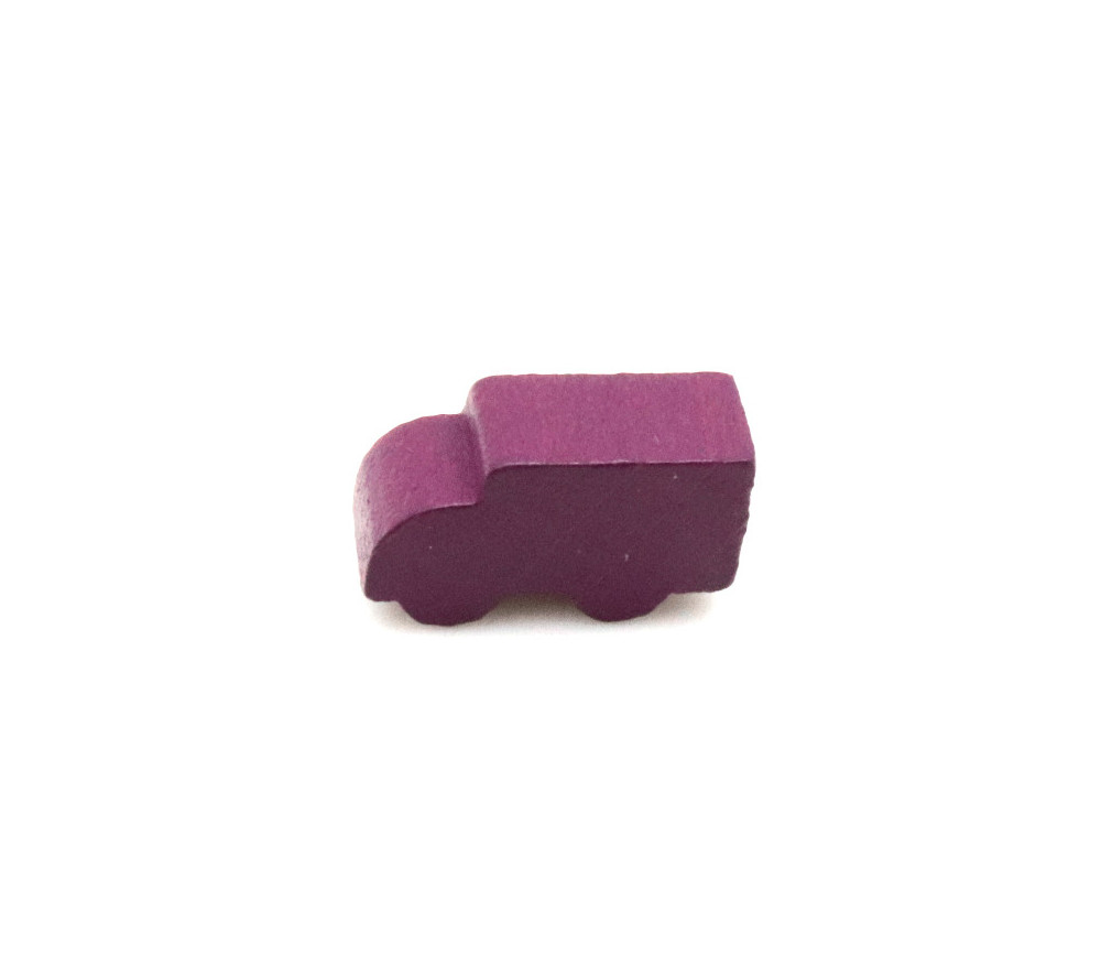 Pion camion violet pour jeu 21 x 12 x 8 mm à l'unité