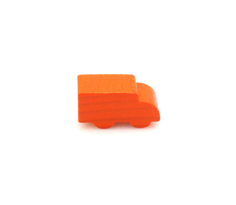 Pion camion orange pour jeu 21 x 12 x 8 mm à l'unité