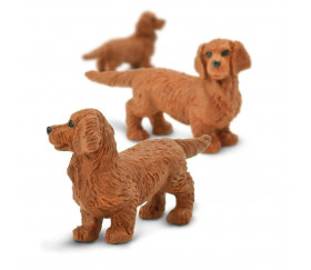 Figurine mini mini chien teckel 25 x 16 x 7 mm