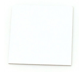 24 cartes 4 x 4 cm rigide CARRE blanc/gris vierge à personnaliser mémo
