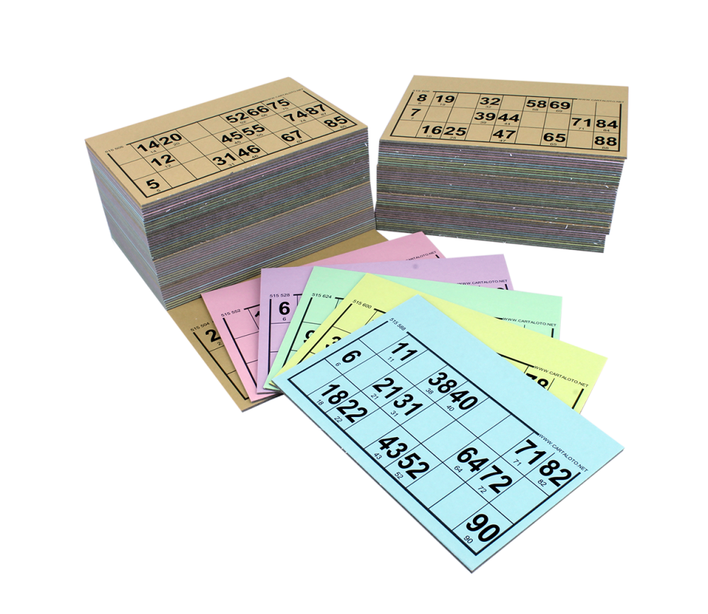 96 Cartons loto rigide - cartes standard pour association organisations de  loto.