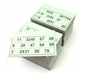 500 Cartons loto carton rigides format standard - super pack
