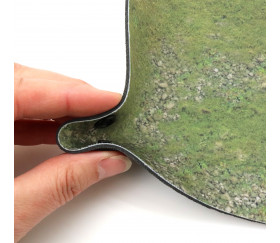 Piste de dés vert prairie 20 x 20 cm souple et résistante