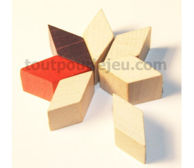 10 Losanges en bois 17 x 15 x 15 mm pour jeu achat en ligne