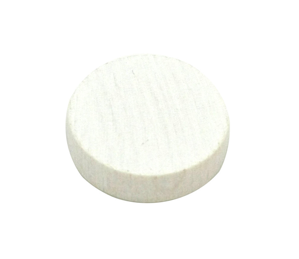 Pion palet blanc 2.1 cm en bois pour jeu 21 x 7 mm