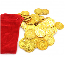 Set 72 Pièces d'or pour vos trésors