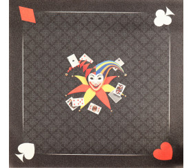 Tapis jeu Tarot 60 x 60 cm Joker noir