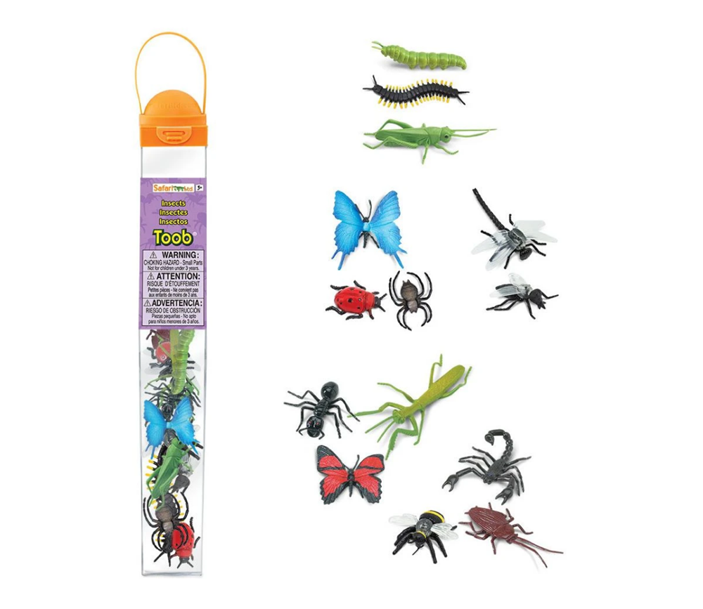 OOTSR 39pcs Insectes en Plastique pour Enfants Jouets de Figures d'insecte... 